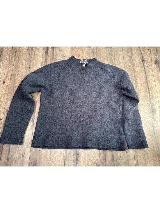 Old Navy Sweaters - Old Navy Gray Wool-Blend Mock Neck Sweater Long Sleeve Womens L